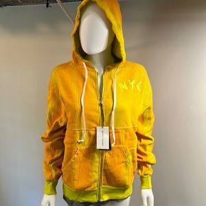 NWT XSMALL SPIRIT JERSEY NYC ZIP UP HOODIE